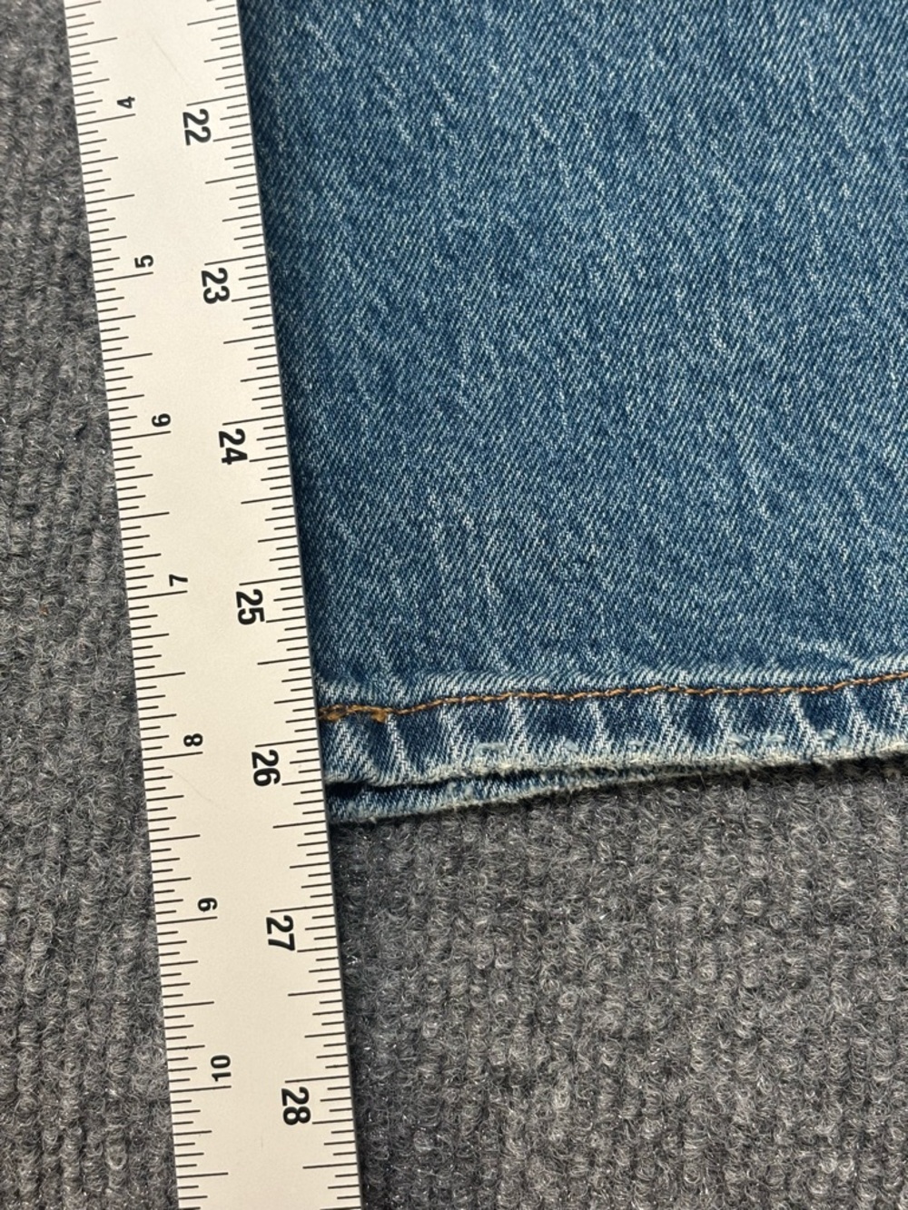 LOFT The Straight High Rise Distressed Jeans Light Wash | Size 28 / 6 - Picture 9 of 11